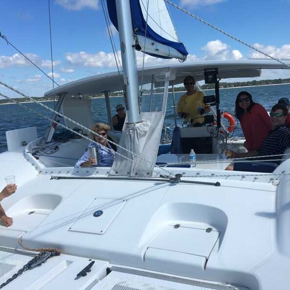 Family-Day Catamaran Sailboat Family day